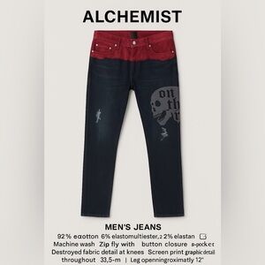 Alchemist Holt Etched Dip Dyed Jeans × 1
29
